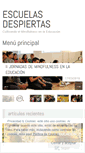 Mobile Screenshot of escuelasdespiertas.org