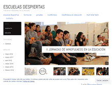 Tablet Screenshot of escuelasdespiertas.org